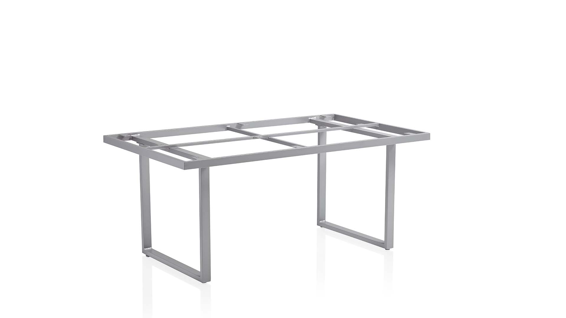 Kettler  SKATE Casual Dining Tischgestell 160x95x68 cm, silber