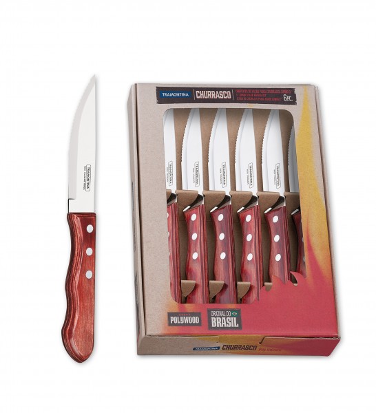 Tramontina 6-tlg. Jumbo-Steakmesser-Set 