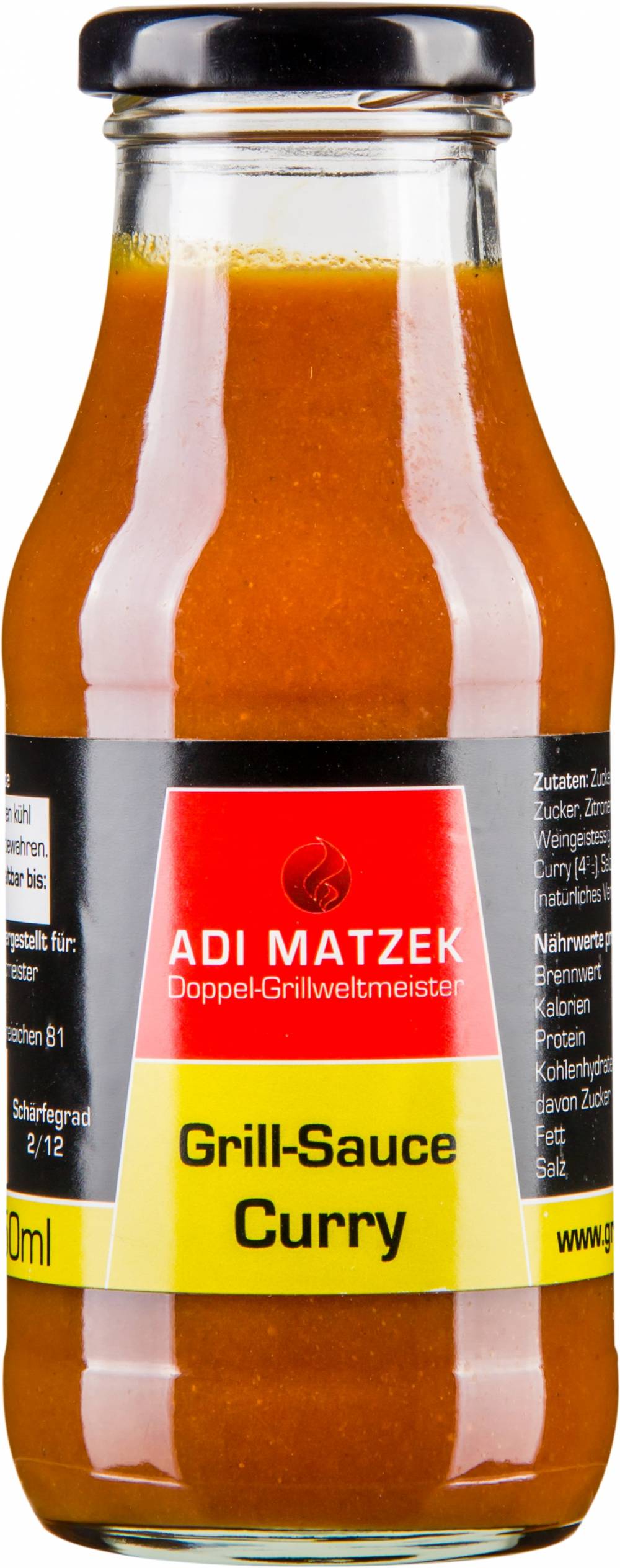 Adi Matzek Grill-Sauce Curry 250ml 
