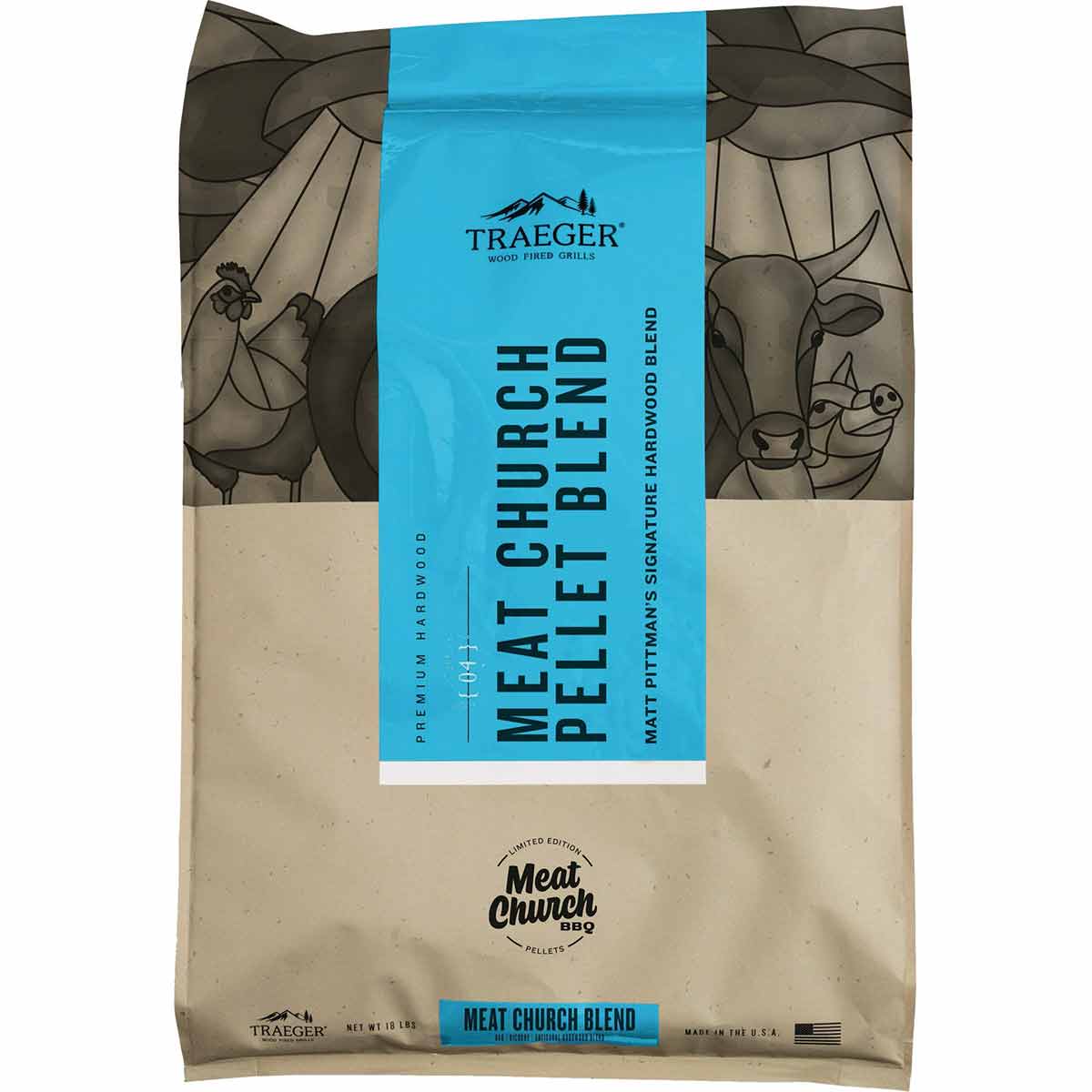 Traeger Meat Church Blend Pellets  8KG 