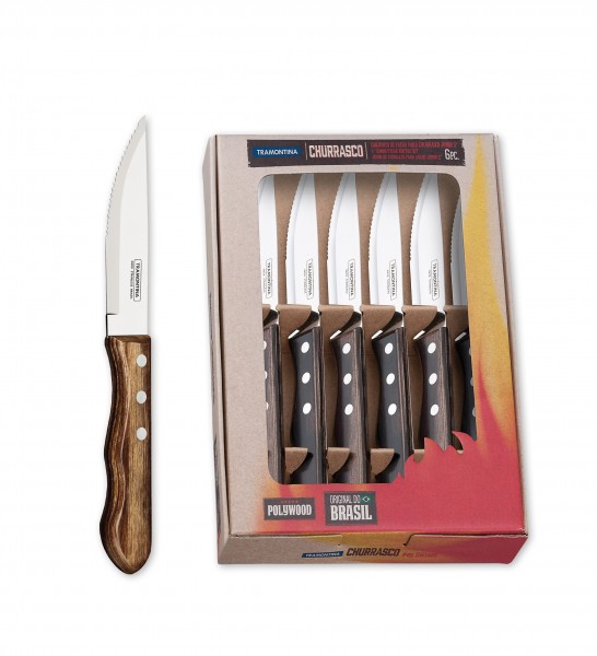 Tramontina 6-tlg. Jumbo-Steakmesser-Set 