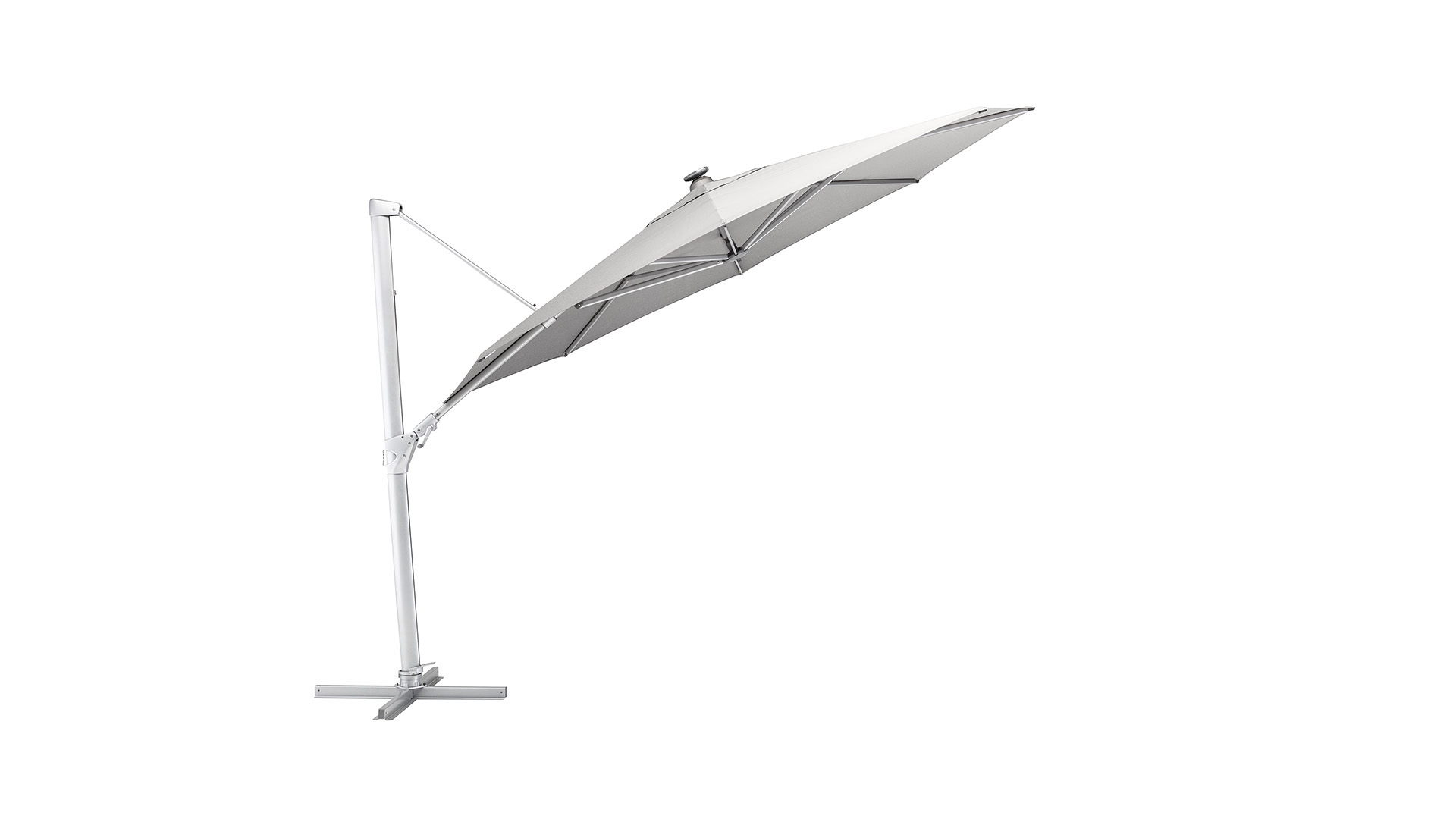 Kettler  EASY SWING LED Ampelschirm Ø 350 cm, UPF 50+, incl. Abdeckhaube+ 