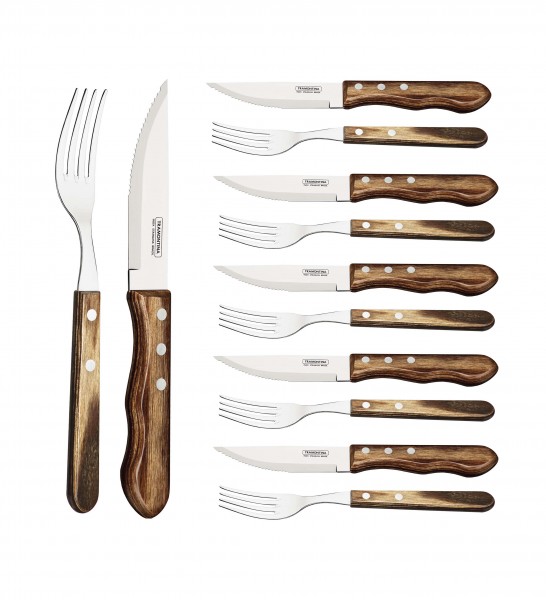 Tramontina 12-tlg. Jumbo-Steakbesteck-Set 